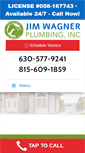 Mobile Screenshot of jimwagnerplumbing.com